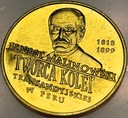 2 zł złote 1999 Ernest Malinowski Peru