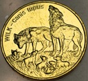 2 zł złote 1999 Wilk Wilki Zwierzęta Świata