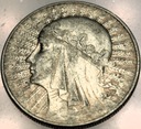 10 zł złotych 1932 Głowa Kobiety Polonia Jadwiga Babka SREBRO