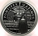 10 zł złotych 2002 Jan Paweł II Pontifex Maximus SREBRO