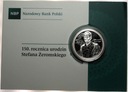 10 zł złotych 2014 Stefan Żeromski 150 rocznica SREBRO