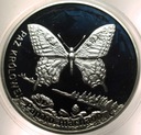 20 zł złotych 2001 Paź Królowej Zwierzęta Świata Motyl SREBRO
