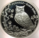 20 zł złotych 2005 Puchacz Zwierzęta Świata SREBRO