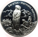 20 zł złotych 2006 Świstak Zwierzęta Świata SREBRO