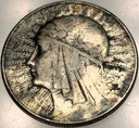 10 zł złotych 1932 Głowa Kobiety Polonia Jadwiga Babka SREBRO