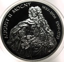 10 zł złotych 2005 August II Mocny PÓŁPOSTAĆ SREBRO