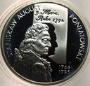 10 zł złotych 2005 Stanisław August Poniatowski POPIERSIE SREBRO