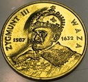 2 zł złote 1998 Zygmunt III Waza