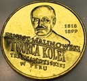 2 zł złote 1999 Ernest Malinowski Peru