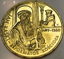 2 zł złote 1999 Jan Łaski Reformator Kościoła