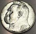 10 zł złotych 1937 Józef Piłsudski SREBRO