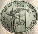 20 zł złotych 2004 GETTO Pamięci ofiar Getta w Łodzi SREBRO