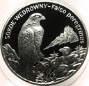 20 zł złotych 2008 Sokół Wędrowny Zwierzęta Świata SREBRO (1)