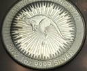 Australia 1 dolar 2022 Kangur Kangaroo uncja 1 oz SREBRO