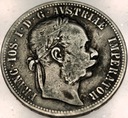 Austria 1 floren 1873 Franciszek Józef SREBRO