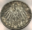 Niemcy 2 marki 1911 Prusy Wilhelm II SREBRO