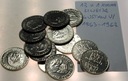 zestaw LOT 13x Szwecja 1 korona 1963-1967 Gustaw VI SREBRO