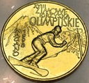2 zł złote 1998 Nagano Zimowe Igrzyska Olimpijskie