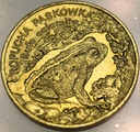 2 zł złote 1998 Ropucha paskówka Zwierzęta Świata