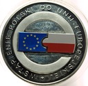 10 zł złotych 2004 Wstąpienie Polski do Unii Europejskiej UE EU SREBRO