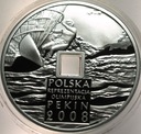 10 zł złotych 2008 Pekin Olimpiada Reprezentacja OTWÓR SREBRO