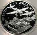 10 zł złotych 2009 Wieluń 1 września 1939 SREBRO