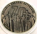 10 zł złotych 2010 KATYŃ 70 rocznica Zbrodni Katyńskiej SREBRO