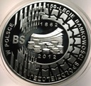 10 zł złotych 2012 BANKOWOŚĆ 150 lecie bankowości spółdzielczej SREBRO