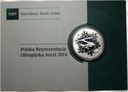 10 zł złotych 2014 SOCZI Polska Reprezentacja Olimpijska SREBRO