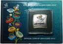 20 zł złotych 2012 EURO UEFA Polska Ukraina SREBRO
