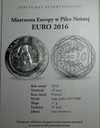 Francja 10 euro 2016 Mistrzostwa Europy EURO UEFA SREBRO