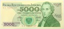 1988 5000 zł złotych Chopin seria CS
