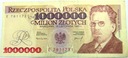 1000000 zł złotych 1993 milion złotych Władysław Reymont seria E