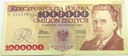 1000000 zł złotych 1993 milion złotych Władysław Reymont seria M (nr 1)