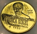 2 zł złote 1999 Ernest Malinowski kolej Peru