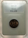 5 gr groszy 1949 BRĄZ MS69