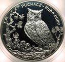 20 zł złotych 2005 Puchacz Zwierzęta Świata SREBRO
