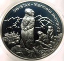 20 zł złotych 2006 Świstak Zwierzęta Świata SREBRO