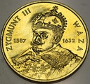 2 zł złote 1998 Zygmunt III Waza