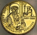 2 zł złote 1999 Jan Łaski Reformator Kościoła