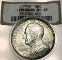 USA 1/2 Dolara 1936 Lynchburg SREBRO RZADKA