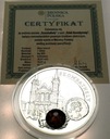 Szlak Bursztynowy 1 dolar Niue 2011 Szombathely LUSTRZANA SREBRO