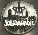 100000 zł złotych 1990 Solidarność TYP A uncja 1 oz SREBRO