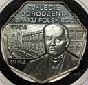 300000 zł złotych 1994 70-lecie odrodzenia Banku Polskiego SREBRO