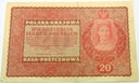 1919 20 Dwadzieścia Marek Polskich II Serja EK