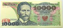 1988 10000 zł złotych Wyspiański, seria DH