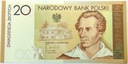 2009 20 zł złotych Juliusz Słowacki banknot kolekcjonerski (nr 2)