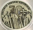 10 zł złotych 2010 KATYŃ 70 rocznica Zbrodni Katyńskiej SREBRO