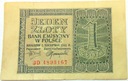 1941 1 zł Jeden Złoty, seria BD