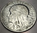 5 zł złotych 1933 Głowa Kobiety Polonia Jadwiga Babka SREBRO